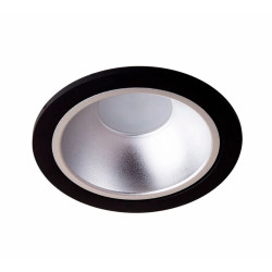 Врізний точковий світильник MJ-Light 6002R BK + 3001R SS (Китай)