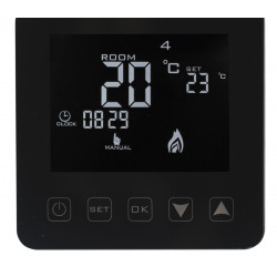 Терморегулятор HEAT PLUS BHT-320 білий,чорний,золото (Південна Корея)