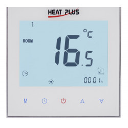 Терморегулятор HEAT PLUS iTeo4 білий,чорний (Південна Корея)