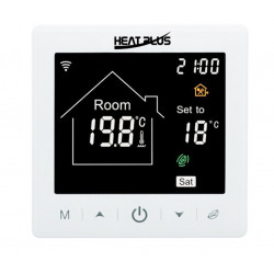 Терморегулятор HEAT PLUS M2-1.716 White Wi-fi (Південна Корея)