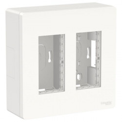 Блок unica system+ відкрита вставка 2х2 білий, NU122418 Детальніше: https://sv-l.com.ua/ua/p1140088463-blok-unica-system.html