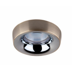 Врізний точковий світильник MJ-Light PRD 3557R-1 BR + PRD 3557-2 CH (Китай)